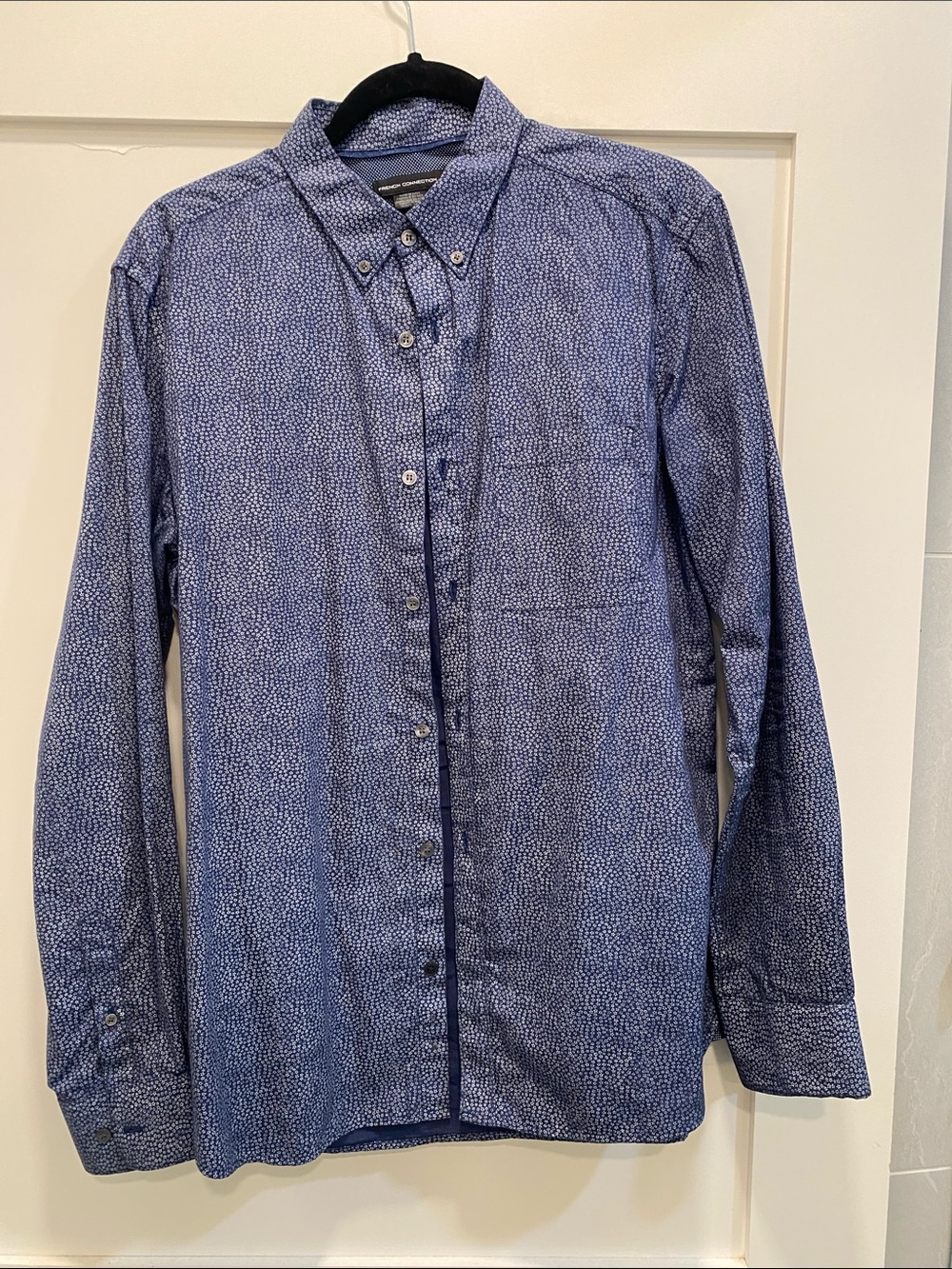 French Connection Blue Button up
